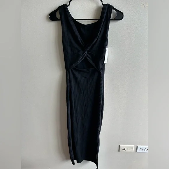 antistar | Dresses | Antistar Black Midlength Bodycon Dress | Poshmark